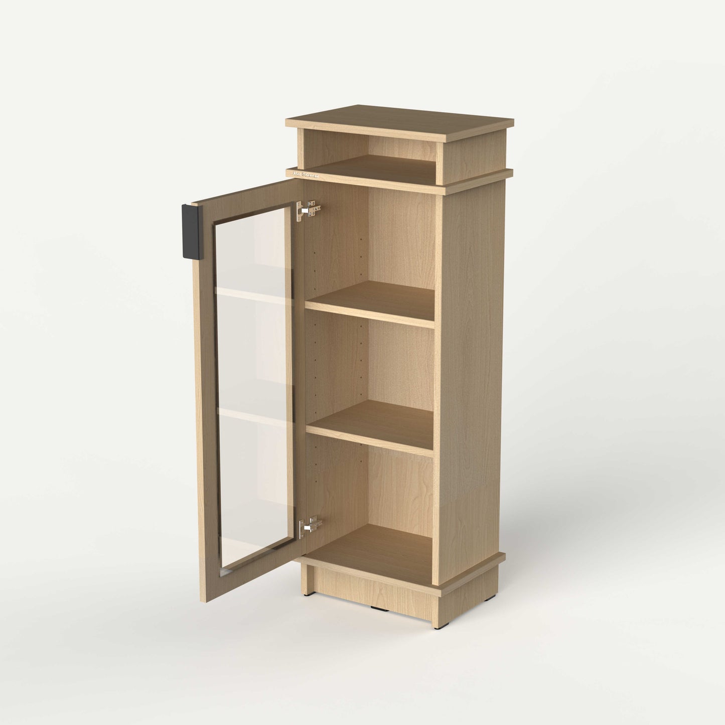 Fable Bookshelf Glass — 1 Column (Short)