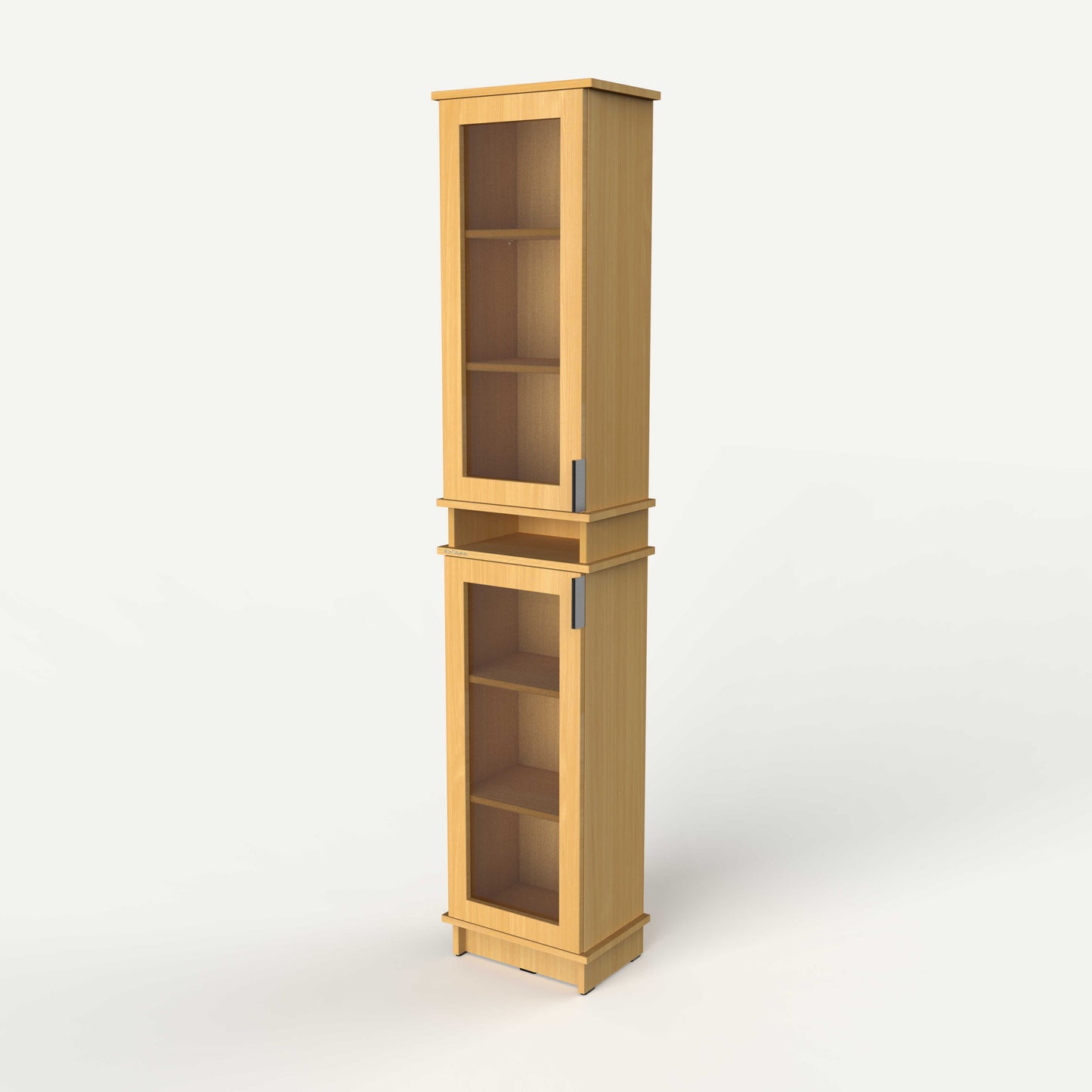 Fable Bookshelf Glass — 1 Column (Tall)