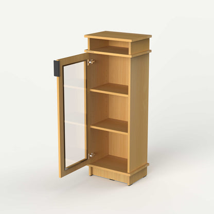 Fable Bookshelf Glass — 1 Column (Short)