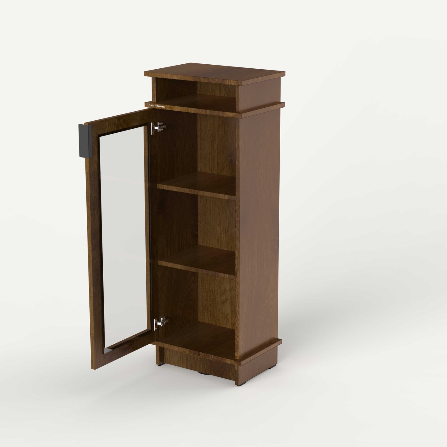 Fable Bookshelf Glass — 1 Column (Short)