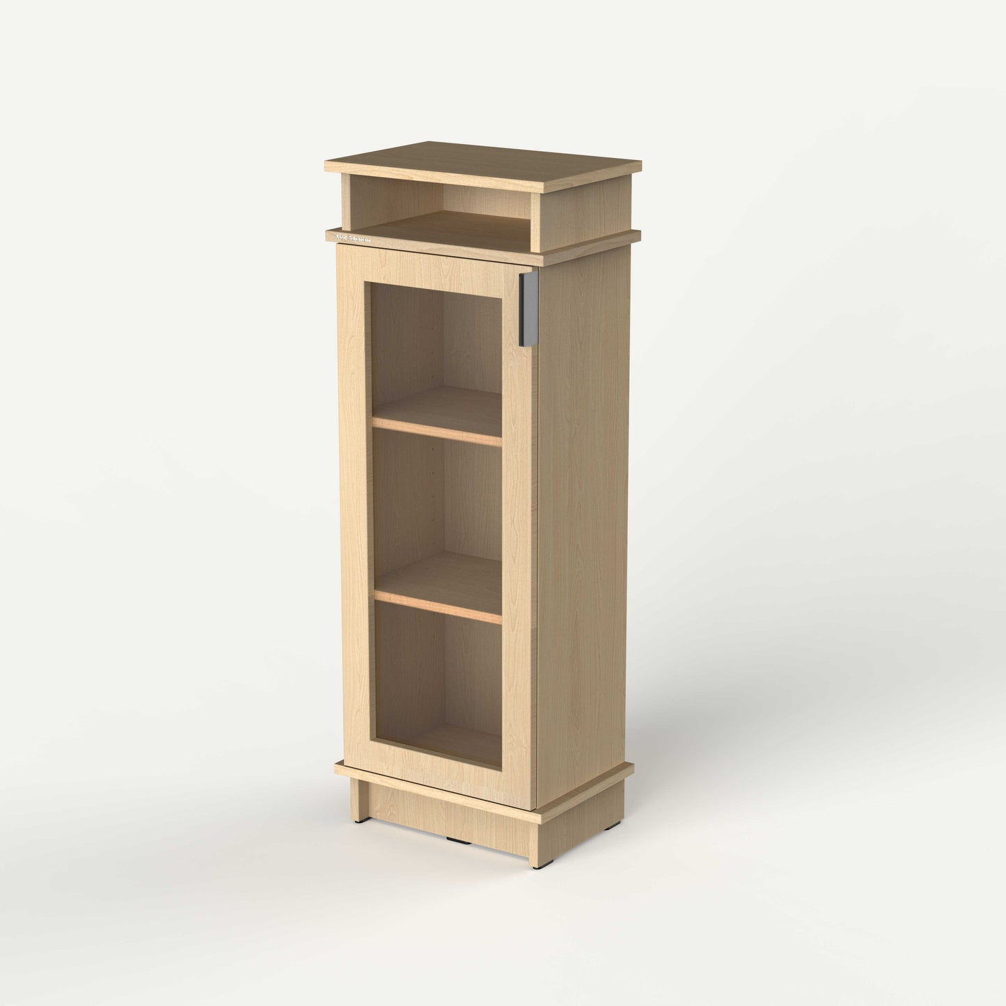 Fable Bookshelf Glass — 1 Column (Short)
