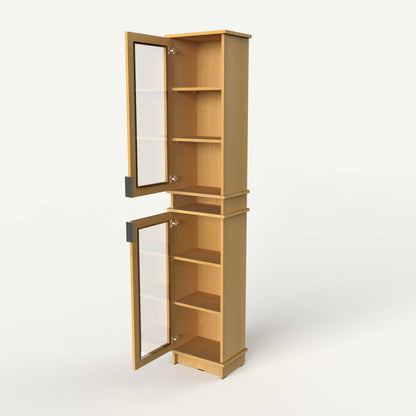 Fable Bookshelf Glass — 1 Column (Tall)