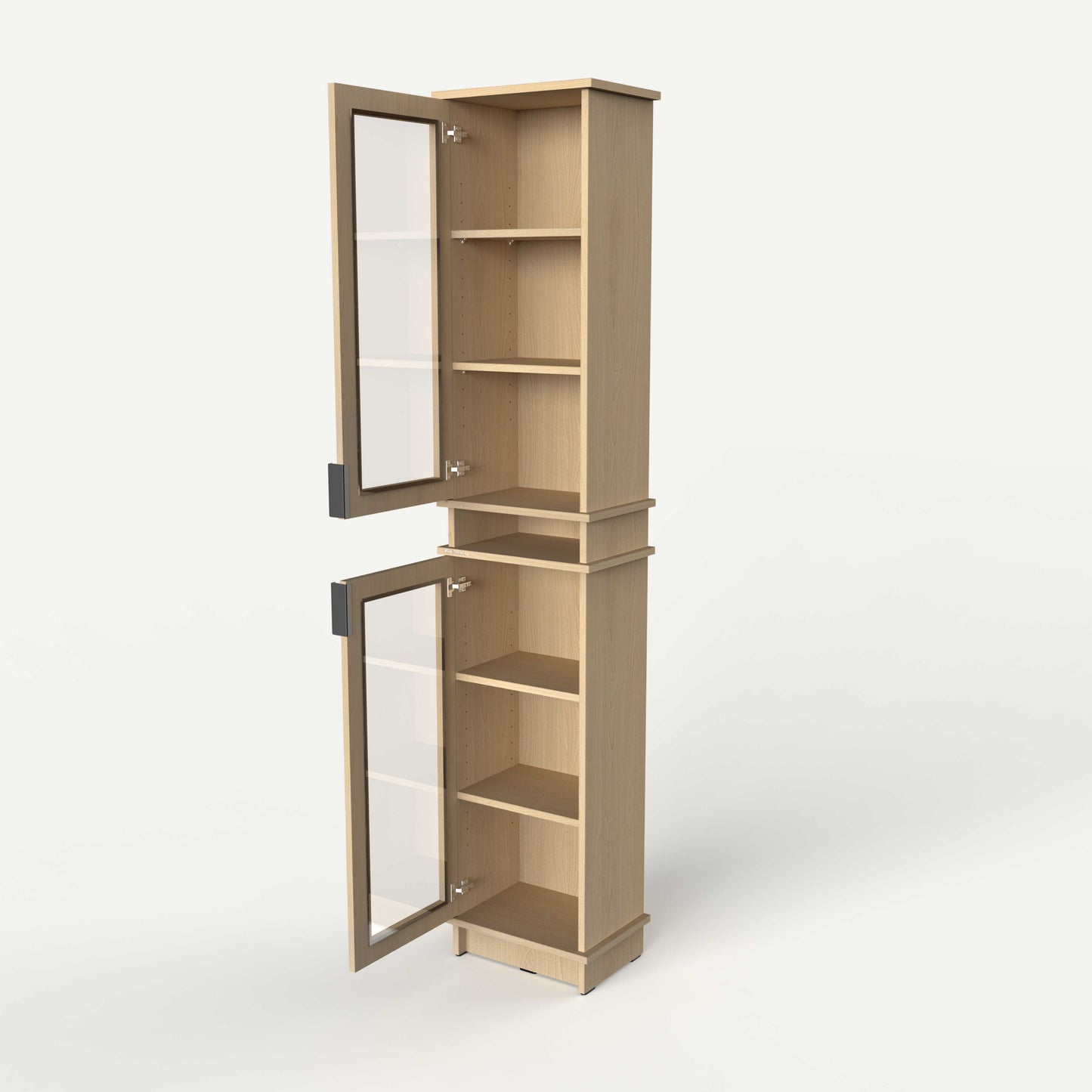 Fable Bookshelf Glass — 1 Column (Tall)