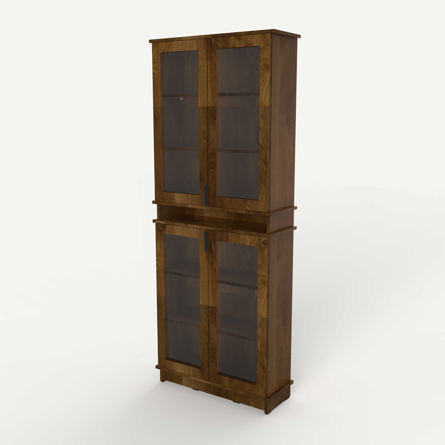 Fable Bookshelf Glass — 2 Column (Tall)