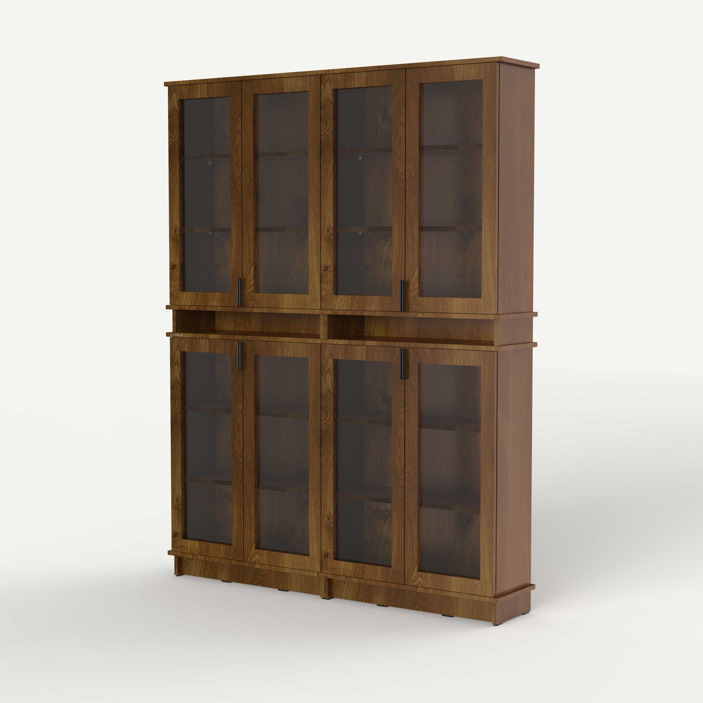 Fable Bookshelf Glass — 4 Column (Tall)